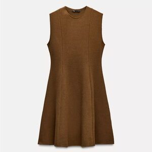 ZARA Stretch Knit Skater Dress